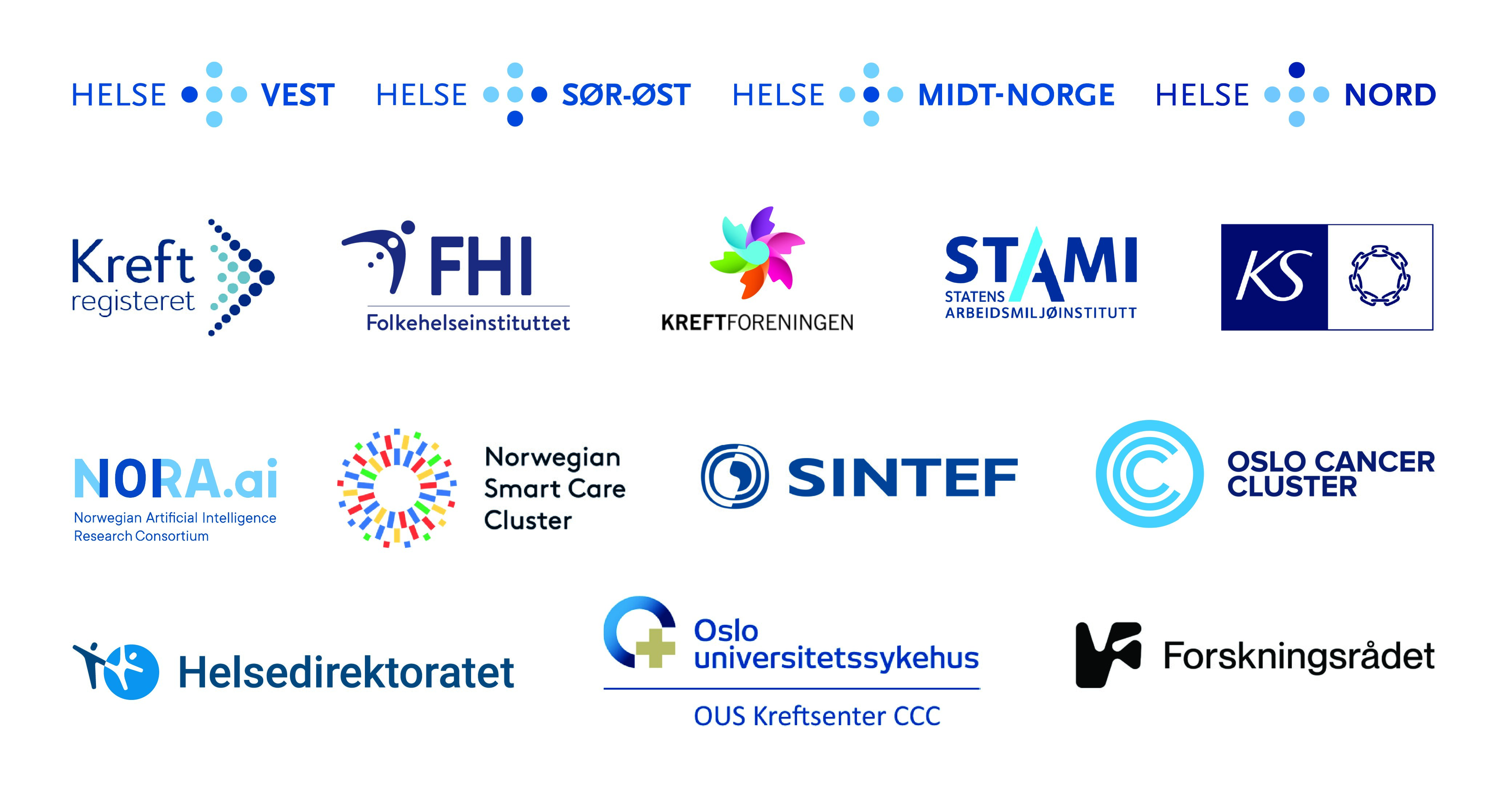 Cancer Mission Hub Norway Logos